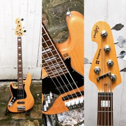 Sandberg – California V Gaucher. Si, si, elle est bien à l’endroit de son envers. #sandbergcalifornia #sandbergbass #sandberg #lefthandedbassist