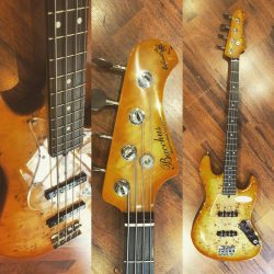 Bacchus – Woodline DX4 Ginnan Burl. Du lourd à la japonaise.#bacchusbass #bacchuswoodline #bacchusjapan #bassporn #bassgram #bass #basse #electriquebass #bass