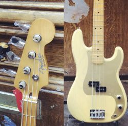 Fender Precision bass 57’ reissue.