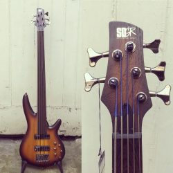 Ibanez SRF705 – Fretless Brown Burst Flat Ça ronronne dans les chaumières