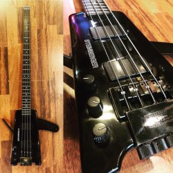 Steinberger XL2 gaucher. Une basse des années 80 incroyable à bien des égards. Dispo ;)