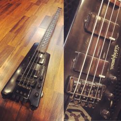 Washburn – Bantam Headless. Japonaise produite fin 1980 chez Matsumoku factory. Dispo.