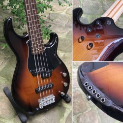 La Yamaha – BB435 contient quelques belles idées de lutherie qui lui donne une son solide, ronronnant et bien chaud ️