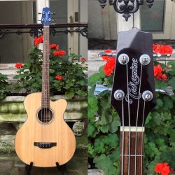 La belle et puissante basse acoustique GB30CE de chez Takamine.
