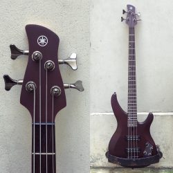 Quoi de mieux qu’une petit basse moderne et active comme cette TRBX 504 Yamaha finition Translucent Brown.
