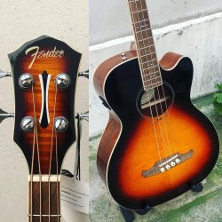 Oh, la belle basse acoustique Fender FA-450CE finition sunburst ️ NEED !!!