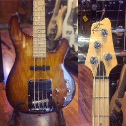 Occasion – Ibanez ATK 4 Brown Burst Une bonne basse de bûcheron style Musicman. VENDU