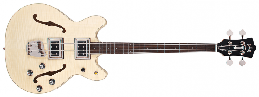 Guild Starfire Bass II Flamed Maple + Valise
