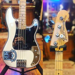 Fender – Precision Steve Harris. Micros Seymour Duncan SPB-4. Filet plat 45-105. Du lourd !