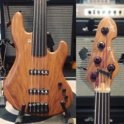 Occasion [vendu] Sandberg California 5 Fretless. Touche ébène, micro Delano. 1500 Eur. 😎