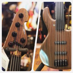 Sandberg – Panther 5 Fretless. Touche ébène, table noyé, corps frêne, micros delano. Résultat garantie.