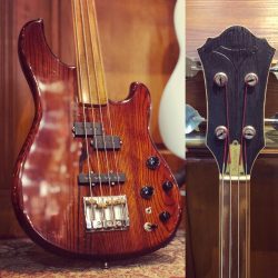 (vendu) Occasion – Belle Ibanez Roadster Fretless active ‘80s qui sonne + valise.