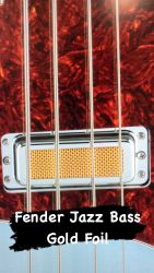 Fender Jazz Bass Gold Foil