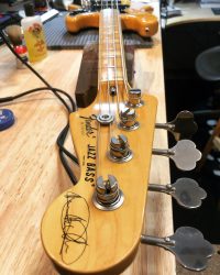 Occasion toute fraîche qui sort de l’atelier. Fender Marcus Miller 4 Japon Naturel