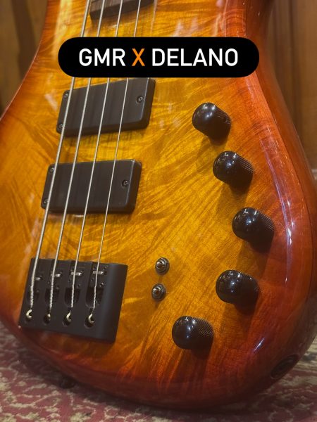 Une très belle occasion du luthier GMR 🇵🇱 équipée des excellents micros et préamp Delano