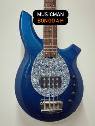 Nous vous proposons une belle occasion Musicman Bongo 4h dans une couleur bleu peu commune.  🦅
