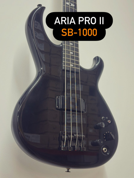Occasion Aria Pro II SB-1000 Elite. C’est LA basse pour avoir le son de Cliff Burton.