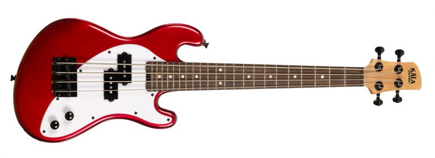 Kala - Solid Body U-Bass 4 Strings - Apple Red