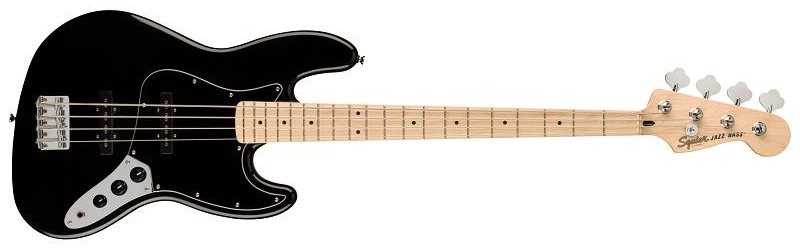 Squier - Affinity Jazz Bass MN BPG Black