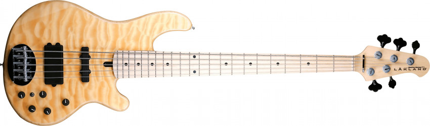 Lakland Skyline 55-02 Deluxe 5 Strings Maple Neck Natural