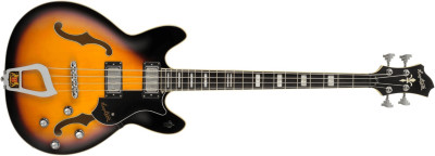 Hagstrom Viking Bass Sunburst Semi-Hollow