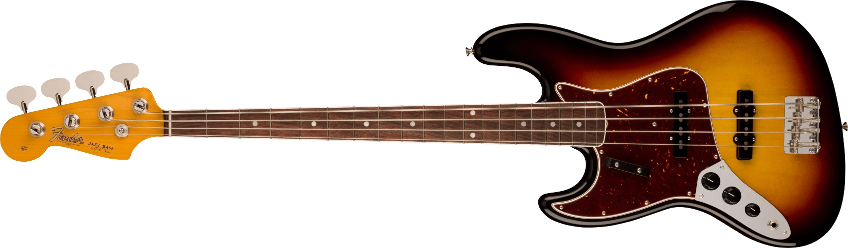 Fender American Vintage II 1966 Jazz Bass LH RW WT3TB 3-Color Sunburst Gaucher