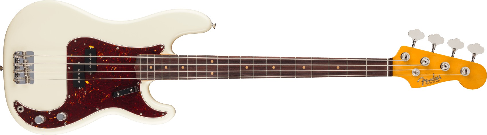 Fender American Vintage II 1960 Precision Bass RW OWT Olympic White