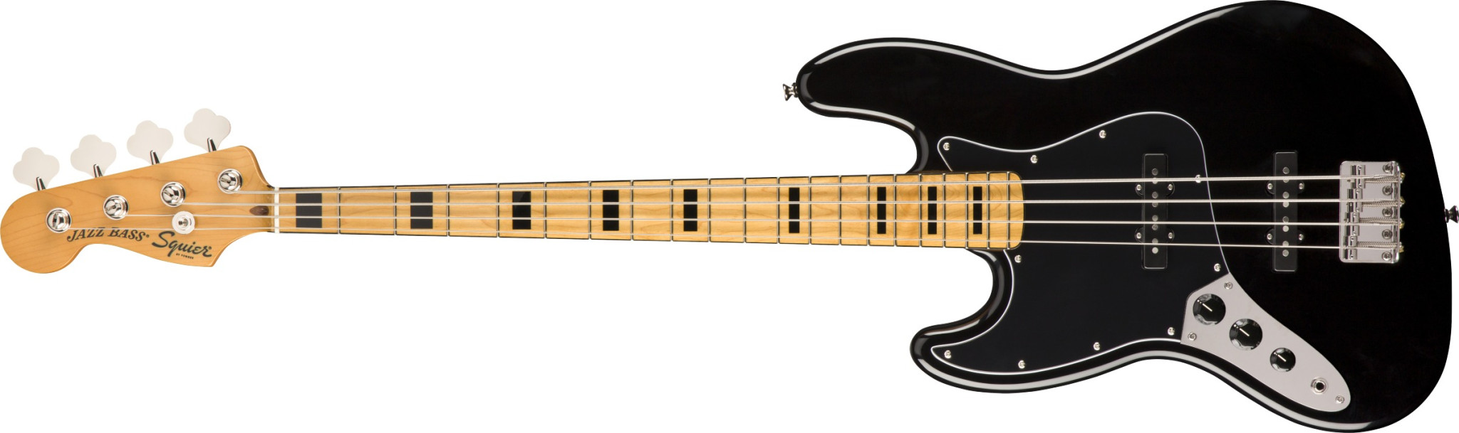 Squier - Classic Vibe '70S Jazz Bass LH MN BLK Black Gaucher