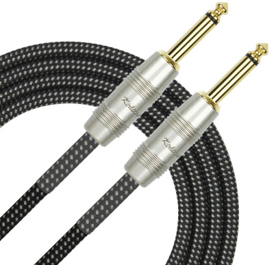 Kirlin Jack 6m Noir jack/jack Tressé