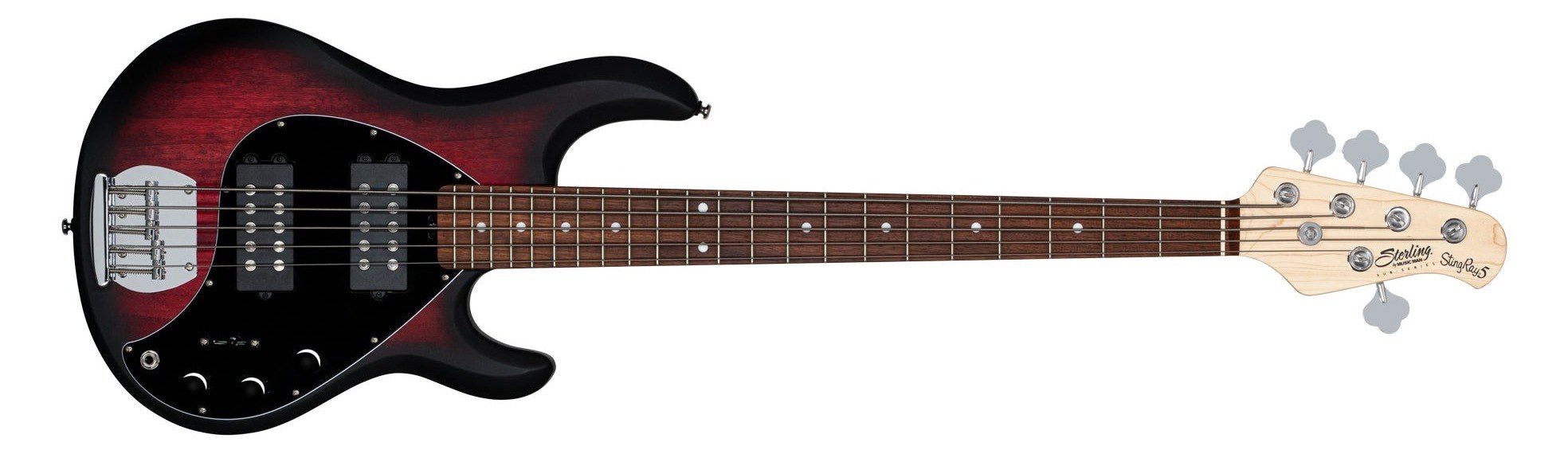 Sterling SUB StingRay Ray5HH Ruby Red Burst Satin